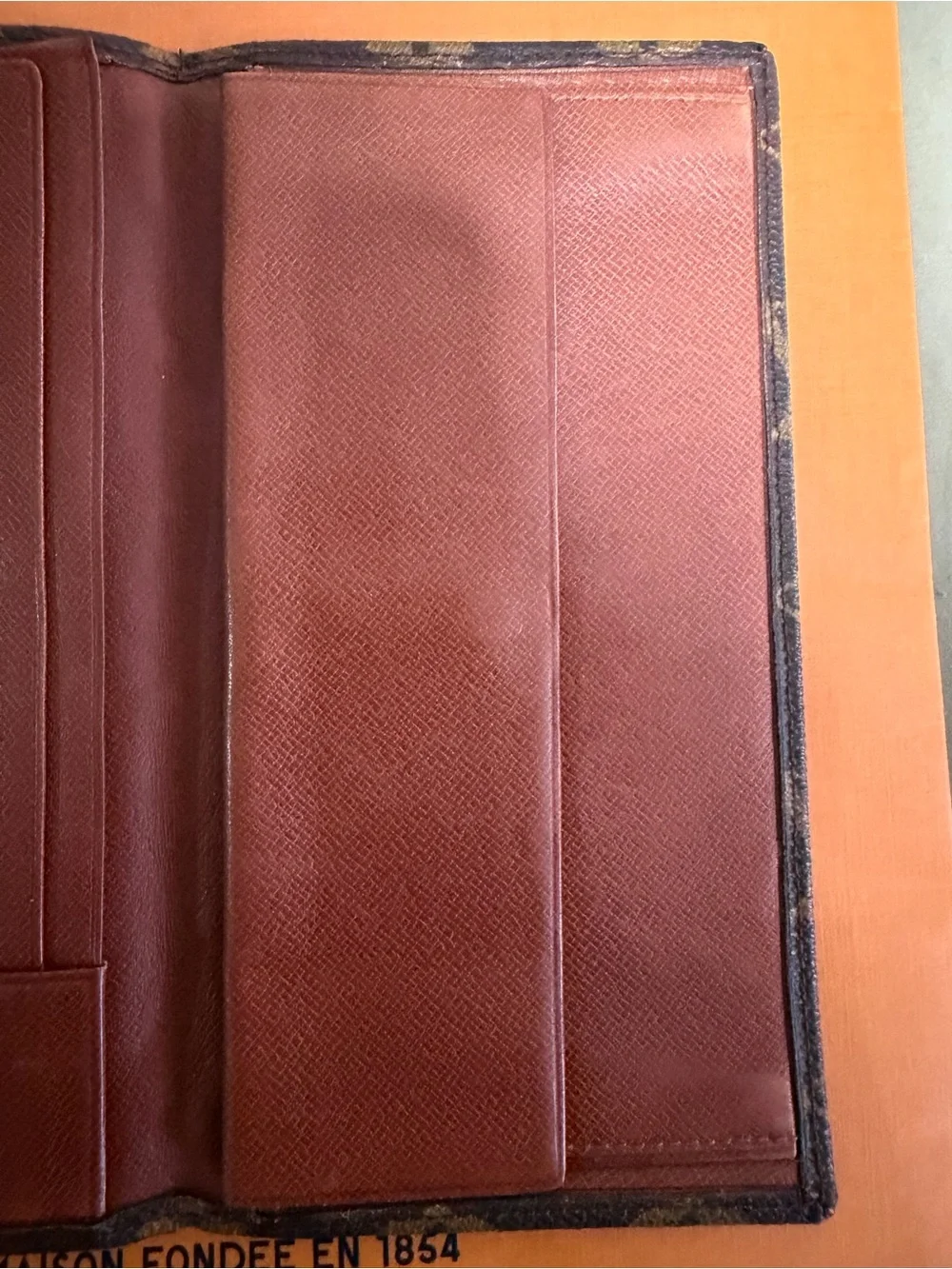 Authentic Vintage Vuitton Monogram Canvas Long Wallet•April 1984